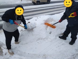 除雪作業